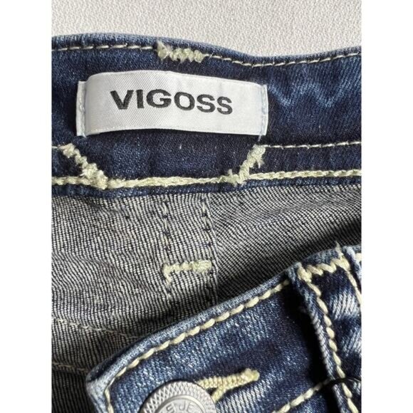 Vigoss Heritage Fit Flare Leg Mid Rise Jeans Size 4 - Picture 8 of 12